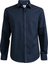 CR7 Fashion Shirt Custom Fit Dark Blue - Maat M