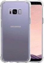 Schokbestendig Back Cover Hoesje - Shockproof Telefoonhoesje -  Geschikt voor  Samsung Galaxy S8 Plus - Transparant
