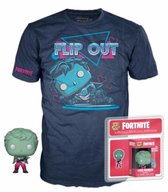 Funko Pocket Pop! & T-Shirt Fortnite Love Ranger - Size M - Katoen - Geen sluiting - Unisex - T-shirt - Casual - Print - Standaardmouw