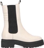 Sacha - Dames - Latte leren chelsea boots - Maat 40