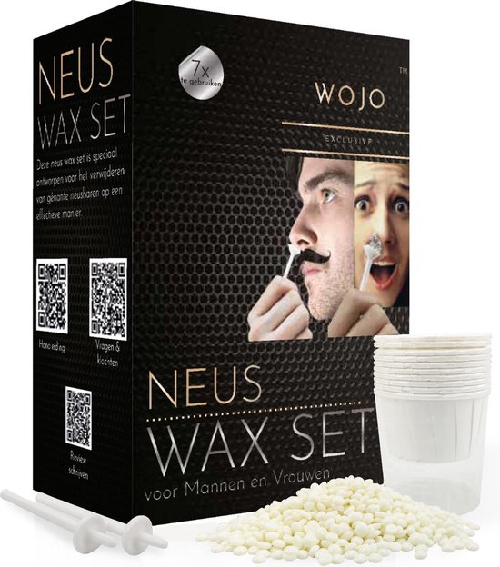 Wojo Exclusive® - Neus ontharing wax set
