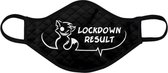 Howling Riot - Niet-Medisch Mondkapje - Humor - Lockdown Result - Maat L