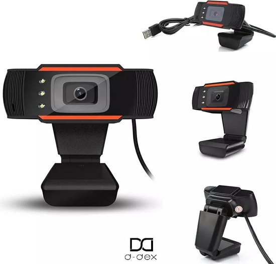 HD Webcam met auto focus en microfoon| Webcamera | Skype video bellen |  Voor Laptop... | bol.com