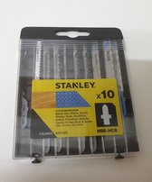 Stanley t-schacht set decoupeerzaagbladen 10 stuks