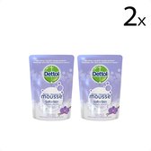 Dettol Handzeep Zachte Mousse - Navulling Magic Foam - Orchidee & Vanille - 250ml x2