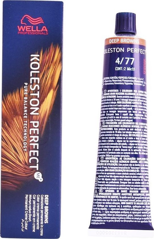 WELLA KP Deep Browns – Permanente Haarfarbe, 60 Ml, Für Intensive Brauntöne