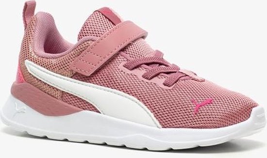 Puma Anzarun Lite Metallic meisjes sneakers - Roze - Maat 20 | bol.com