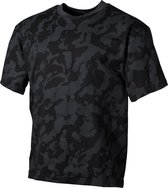 MFH - US T-Shirt  -  korte mouw  -  Night camo  -  170 g/m² - MAAT L