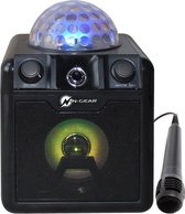 N-GEAR DISCO BLOCK 410 - Draagbare karaoke set met microfoon - Zwart