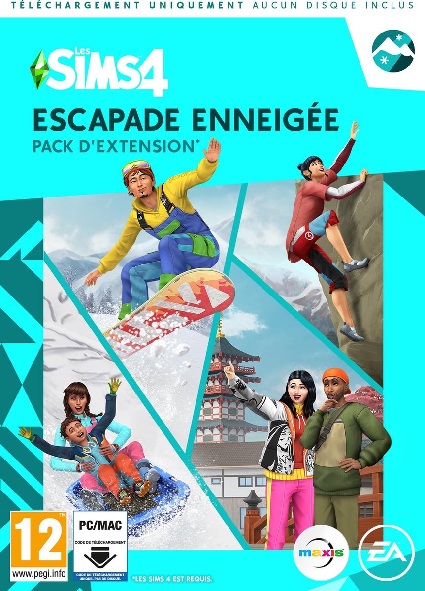 Les Sims 4: Escapade Enneigee - Expansion Pack - Windows + MAC - Code in a Box
