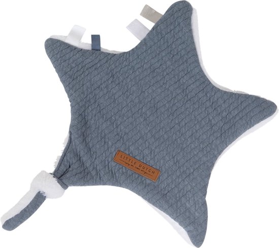 Little Dutch Knuffeldoek ster Pure Blue