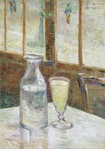 Vincent van Gogh, Cafétafel met absint, 1887 op aluminium, 80 X 120 CM