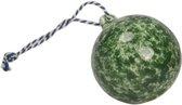 Royal Goedewaagen - Handgemaakte Kerstbal - Keramiek - Freckles Groen - 7 cm