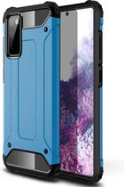 Samsung Galaxy Note 20 Armor Hybrid Hoesje - Blauw