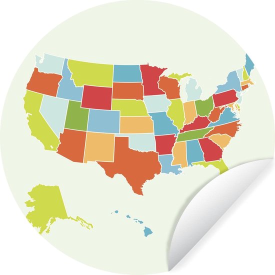 Sticker Logo USA - Autocollant Logo USA