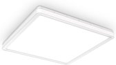 B.K.Licht - Plafonnier - carré - dimmable - ultra plat - lumière indirecte - plafoniere - panel LED - fonction mémoire - 293x293x28mm - 4.000K - 2.4000Lm - 18W