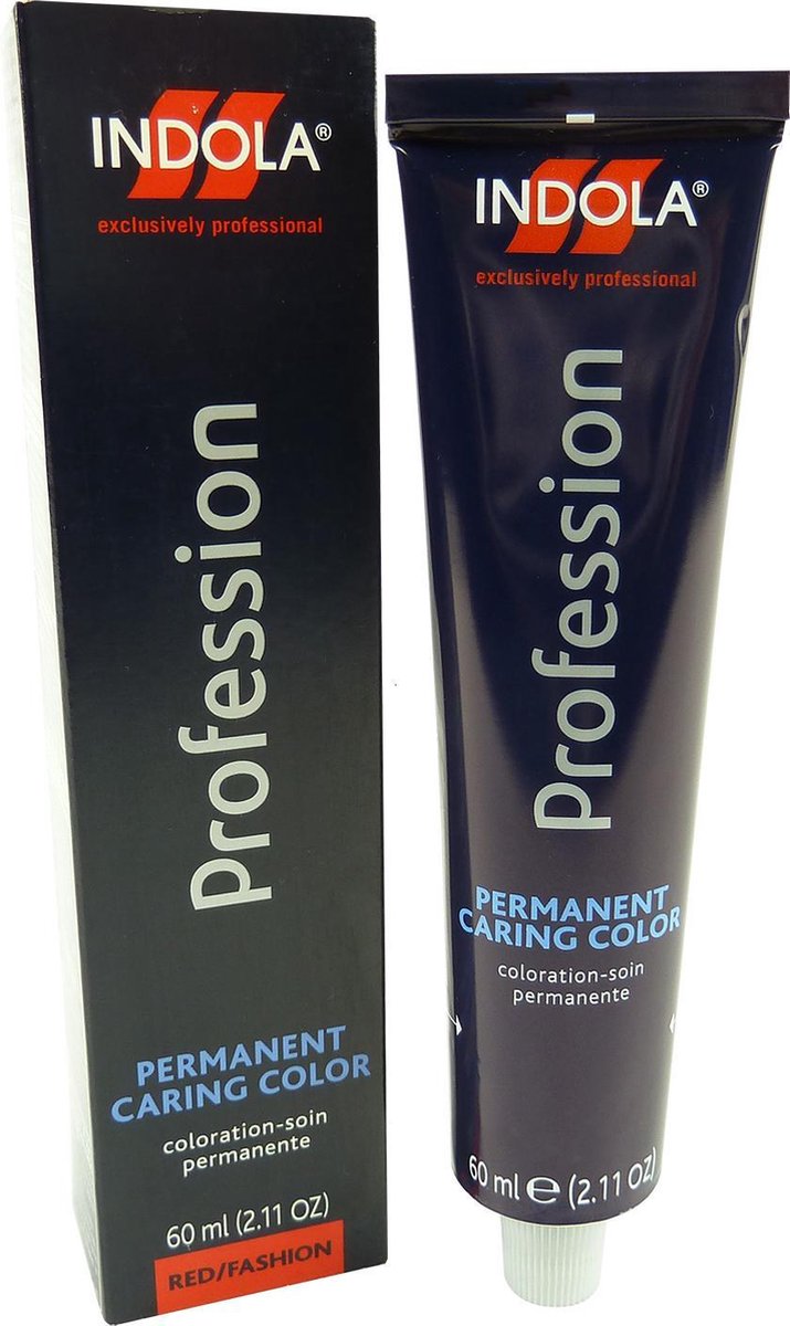 Indola Profession red/fashion permanente haarkleuring 60ml selectie kleuren - 03.6 Dark Brown Red / Dunkelbraun Rot