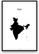 Poster: India - A4 formaat