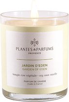 Plantes & Parfums Natuurlijke Garden of Eden Soja Wax Geurkaars (tevens handcrème) - Bloemige Geur - 180g - 40u