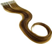 Balmain New Color Flash Highlights Extensions de 40 cm coiffant les cheveux humains - L6 + Brun chocolat