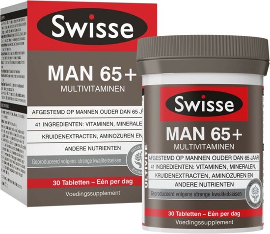 Swisse Ultivite Man 65+ Multivitaminen 30 TAB |