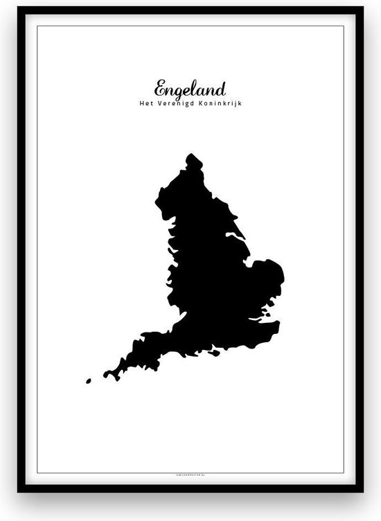 Engeland landposter - Zwart-wit