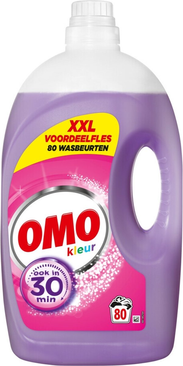 Omo Kleur Vloeibaar Wasmiddel - 80 wasbeurten - Voordeelverpakking | bol.com