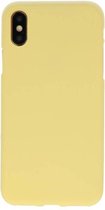 Wicked Narwal | Color TPU Hoesje voor iPhone XS / X Geel