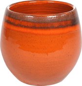 Pot Charlotte orange bloempot binnen 19 cm