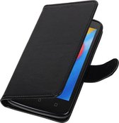Wicked Narwal | Motorola Moto C Portemonnee hoesje booktype wallet case Zwart
