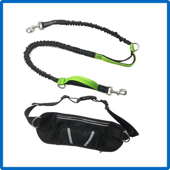 Bol Com Qadenz Hardloop Hondenriem Handsfree Heupriem Met Elastische Band Ideaal Om Hard Te