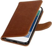 Wicked Narwal | Premium TPU PU Leder bookstyle / book case/ wallet case voor Google Pixel XL Bruin