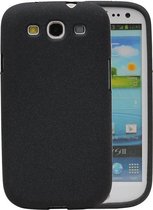 Wicked Narwal | Sand Look TPU Hoesje voor Samsung Galaxy S3 i9300 Zwart