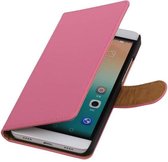 Wicked Narwal | bookstyle / book case/ wallet case Hoes voor Huawei Honor 7i Roze
