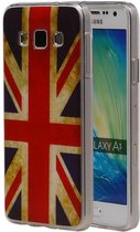 Wicked Narwal | Britse Vlag TPU Hoesje voor Samsung galaxy a3 2015 UK