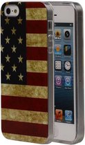 Wicked Narwal | Amerikaanse Vlag TPU Hoesje voor iPhone 5 USA