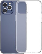 Shop4 - iPhone 12 Pro Hoesje - Zachte Back Case Transparant