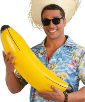 Set de 3x banane gonflable 70 cm - Tropical / Hawaï / Décoration / décoration de fête à thème fruits - speelgoed de piscine