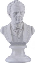 Albast borstbeeld Mahler - 15 cm