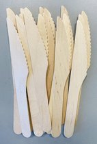 20 houten messen + 20 houten vorken 16 cm