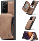 Portemonnee Hoesje | CASEME | Samsung Galaxy Note 20 Ultra Back Cover Wallet Case - Brown