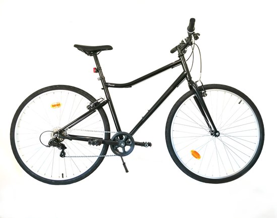 ROVBERG Runner Hybride Fiets 28 inch Zwart | bol.com
