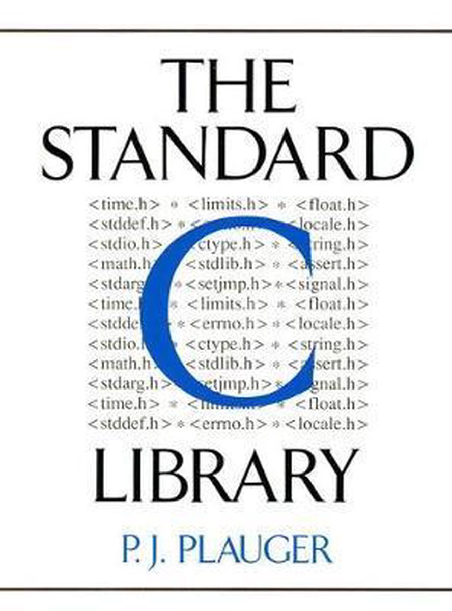 Omslag van The Standard C Library