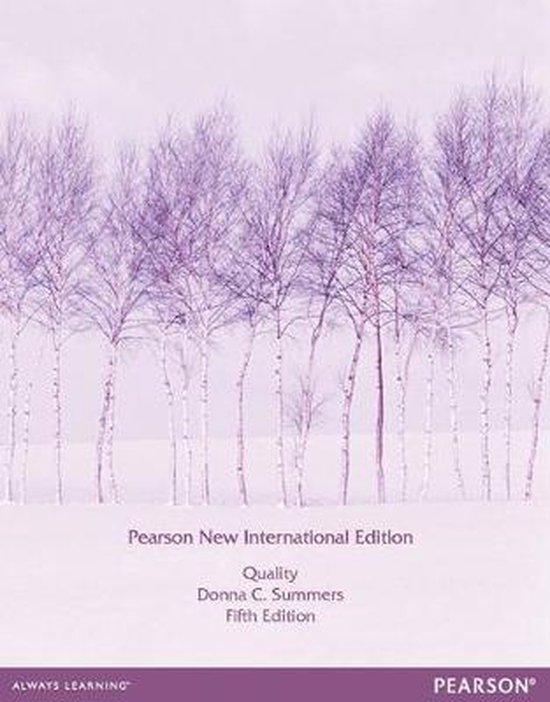 Quality: Pearson International Edition