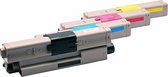 Toner cartridge / Alternatief voordeel pakket OKI C332 - C363 XL Zwart,rood,geel, blauw | OKI C332/ C332DN/ MC363/ MC363DN/ MC363N