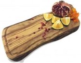 Zethome | Olijfhout Hout Natuurlijke vorm Steakplank | 36x15x2cm