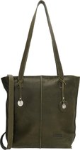 Leren shopper, groen S - Sodutch #01