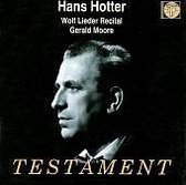Hans Hotter - Wolf Lieder Recital
