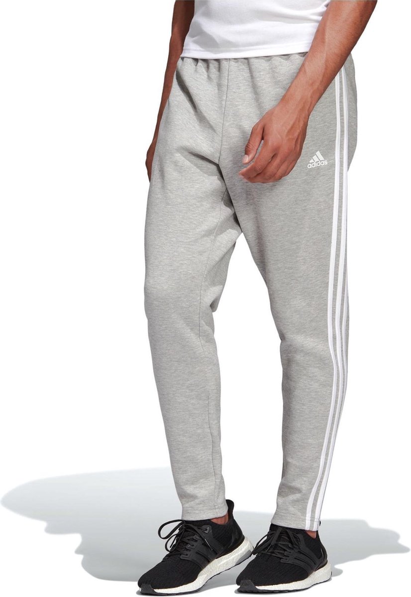 adidas Sportbroek - Maat M - Vrouwen - grijs,wit | bol.com