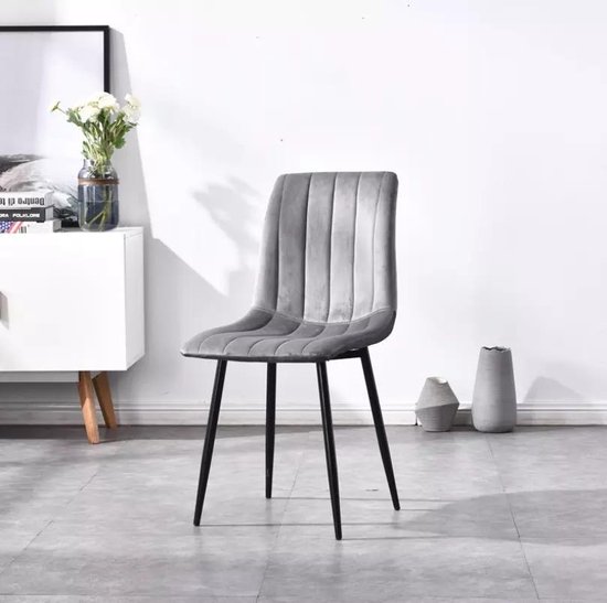 TammaT® - Stoelen - Eetkamerstoelen - Moderne Velvet stoel - Kuipstoel | bol.com